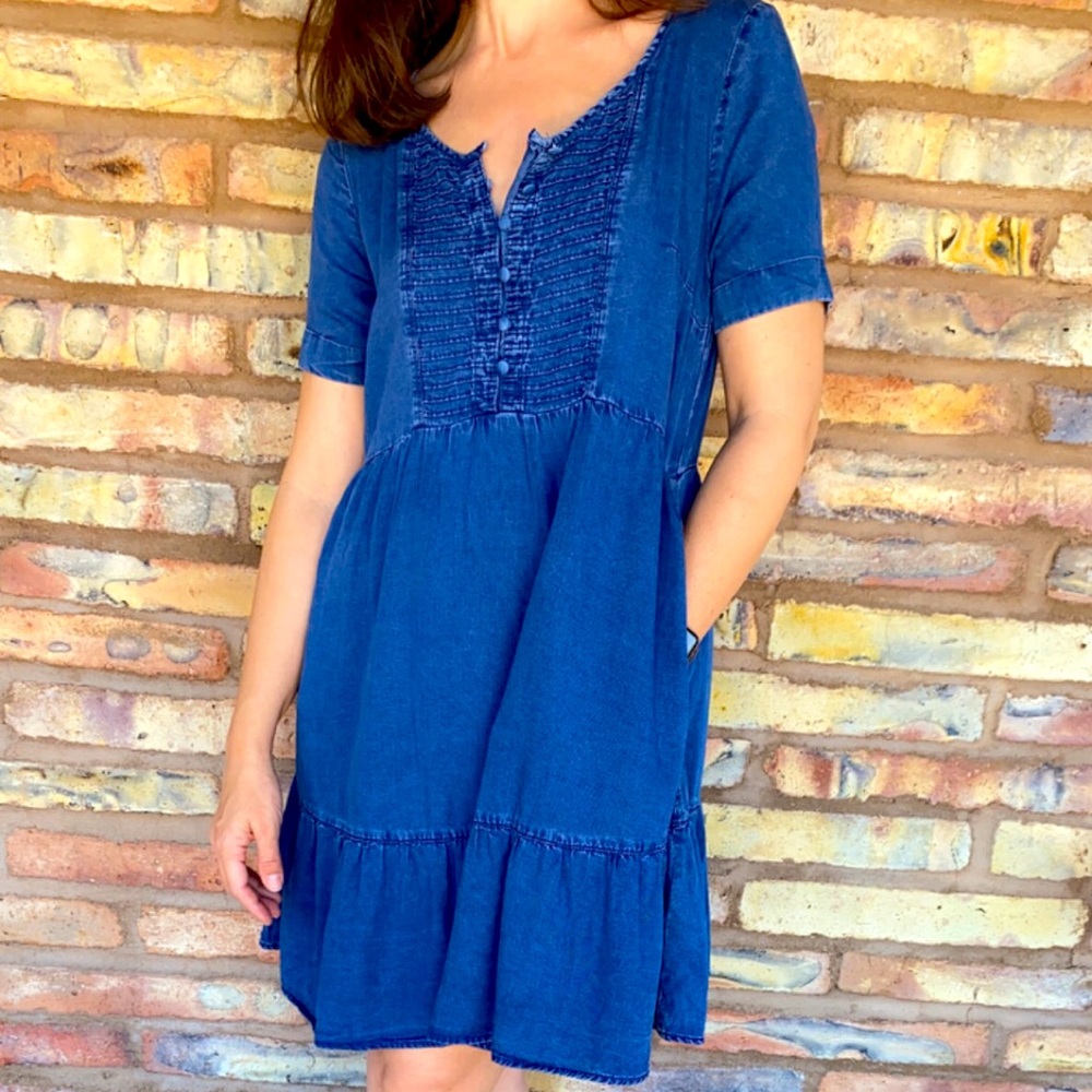 Abercrombie+Fitch denim babydoll dress size XS